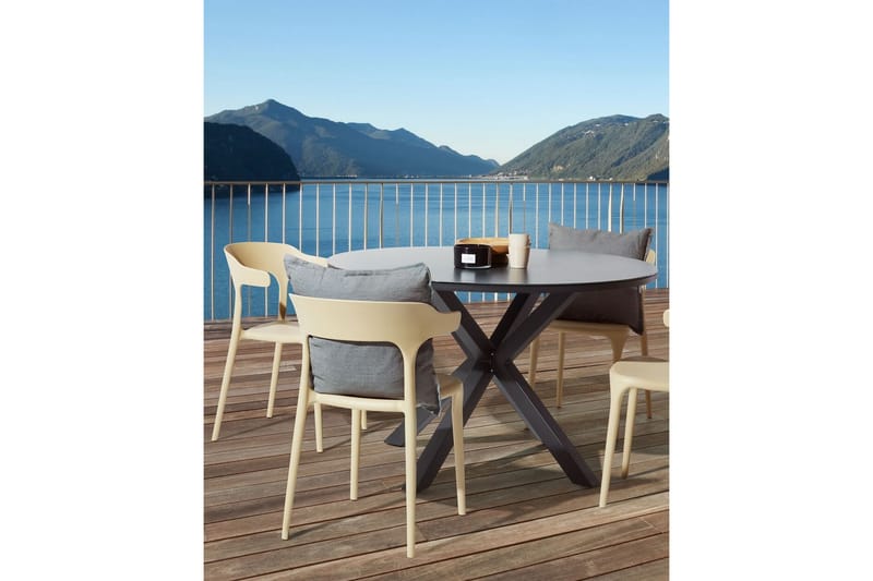 Armstol Squinzano - Beige - Hagemøbler & utemiljø - Balkong & terrasse - Balkongmøbler - Balkongstoler