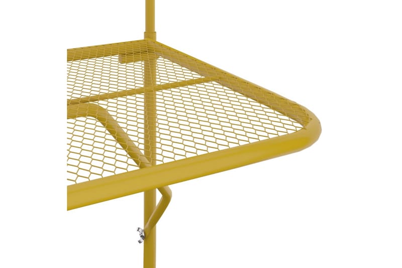 Balkongbord gull 60x40 cm stål - Gull - Balkongbord