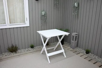 CALAYAN Klappbord 65 - Hvit - Hagemøbler & utemiljø - Balkong & terrasse - Balkongmøbler - Balkongbord