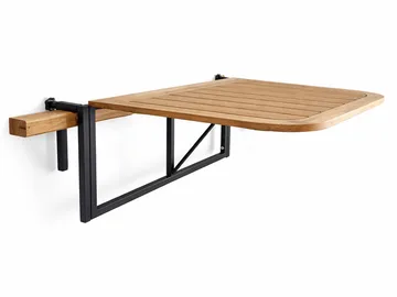 Balkongbord Hillerstorp Räckö - Svart - Hagemøbler & utemiljø - Balkong & terrasse - Balkongmøbler - Balkongbord