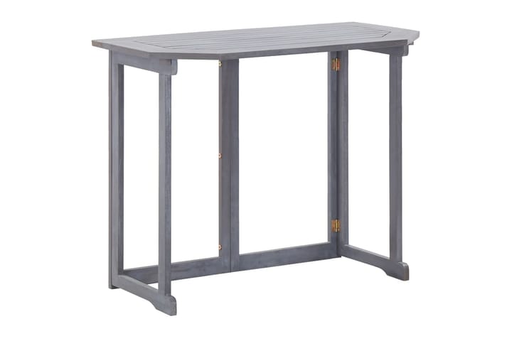 Sammenleggbart balkongbord 90x50x74 cm heltre akasie - Balkongbord