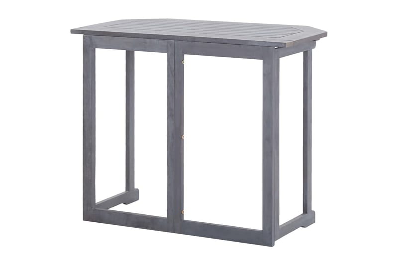 Sammenleggbart balkongbord 90x50x74 cm heltre akasie - Balkongbord