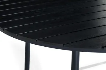 Tunis Spisebord 140 cm - Svart - Hagemøbler & utemiljø - Hagebord - Spisebord ute