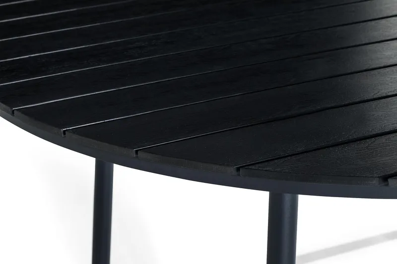 Tunis Spisebord 140 cm - Svart - Hagemøbler & utemiljø - Hagebord - Spisebord ute