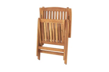 Hagestol 6 akasietre med pute i blå JAVA - Tre / Natur - Hagemøbler & utemiljø - Balkong & terrasse - Balkongmøbler - Balkongstoler