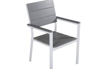 Karmstolar utomhus (med armstöd) Venture Home White/Grey - Hagemøbler & utemiljø - Balkong & terrasse - Balkongmøbler - Balkongstoler
