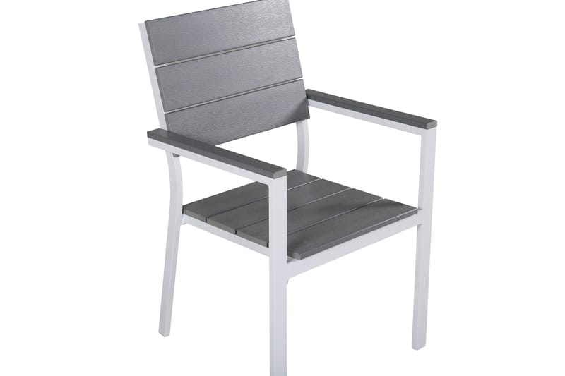 Karmstolar utomhus (med armstöd) Venture Home White/Grey - Hagemøbler & utemiljø - Balkong & terrasse - Balkongmøbler - Balkongstoler