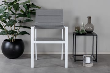 Karmstolar utomhus (med armstöd) Venture Home White/Grey - Hagemøbler & utemiljø - Balkong & terrasse - Balkongmøbler - Balkongstoler