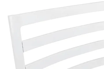 Oliver karmstol utendørs med pute - Hvit/teak/grå - Hagemøbler & utemiljø - Balkong & terrasse - Balkongmøbler - Balkongstoler