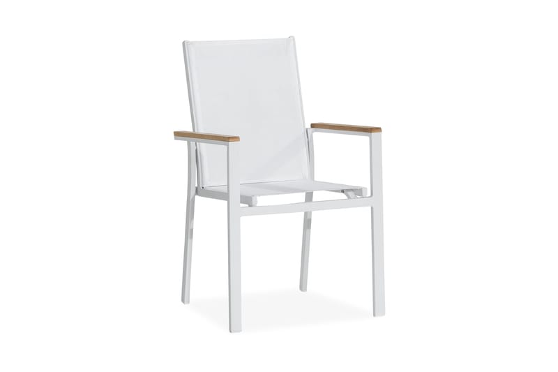 Stablestol Las Vegas, Hvit|Teak