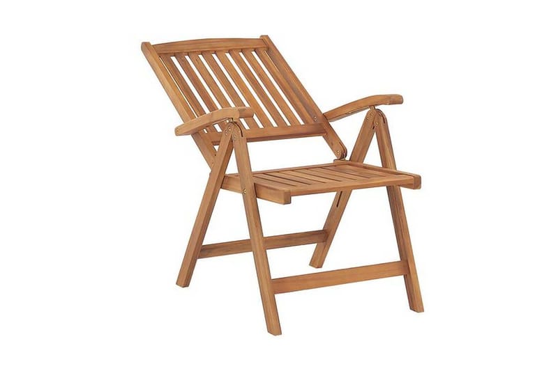 Tredgårdsstol 2 st akaciaTre Lysebrun JAVA - Tre/natur - Hagemøbler & utemiljø - Balkong & terrasse - Balkongmøbler - Balkongstoler