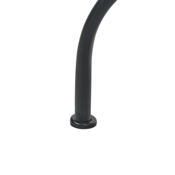 Bistrobord utendørs Aggius 60 cm Jern - Svart/Blå - Hagemøbler & utemiljø - Balkong & terrasse - Balkongmøbler - Balkongbord