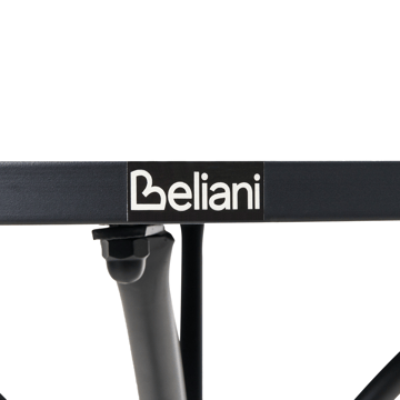 Bistrobord utendørs Artena 60 cm terrazzoeffekt Jern - Svart/Hvit - Hagemøbler & utemiljø - Balkong & terrasse - Balkongmøbler - Balkongbord