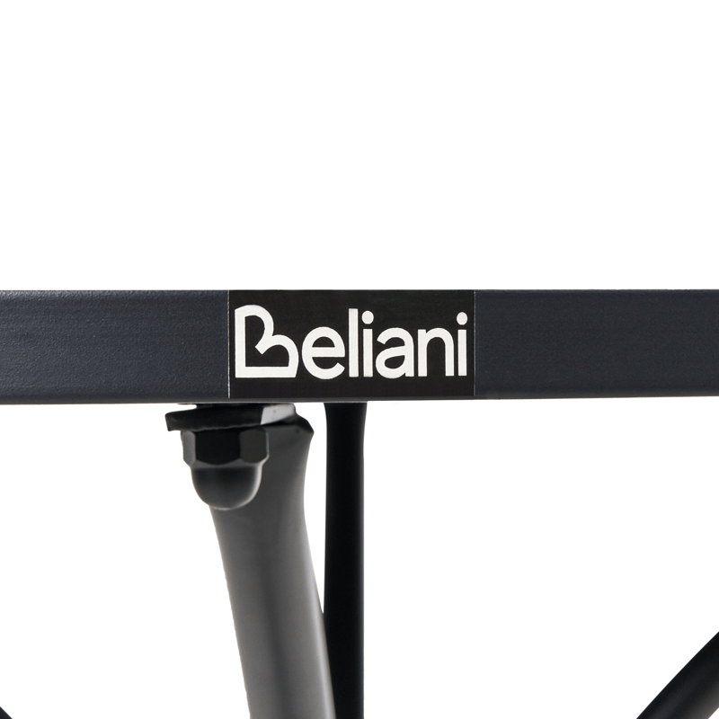 Bistrobord utendørs Artena 60 cm terrazzoeffekt Jern - Svart/Hvit - Hagemøbler & utemiljø - Balkong & terrasse - Balkongmøbler - Balkongbord