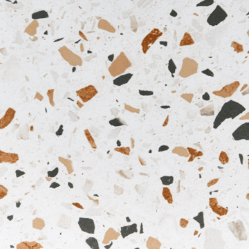 Bistrobord utendørs Artena 60 cm terrazzoeffekt Jern - Svart/Hvit - Hagemøbler & utemiljø - Balkong & terrasse - Balkongmøbler - Balkongbord