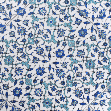 Bistrobord utendørs Chapeco 60 cm Jern - Svart/blå/hvit - Hagemøbler & utemiljø - Balkong & terrasse - Balkongmøbler - Balkongbord