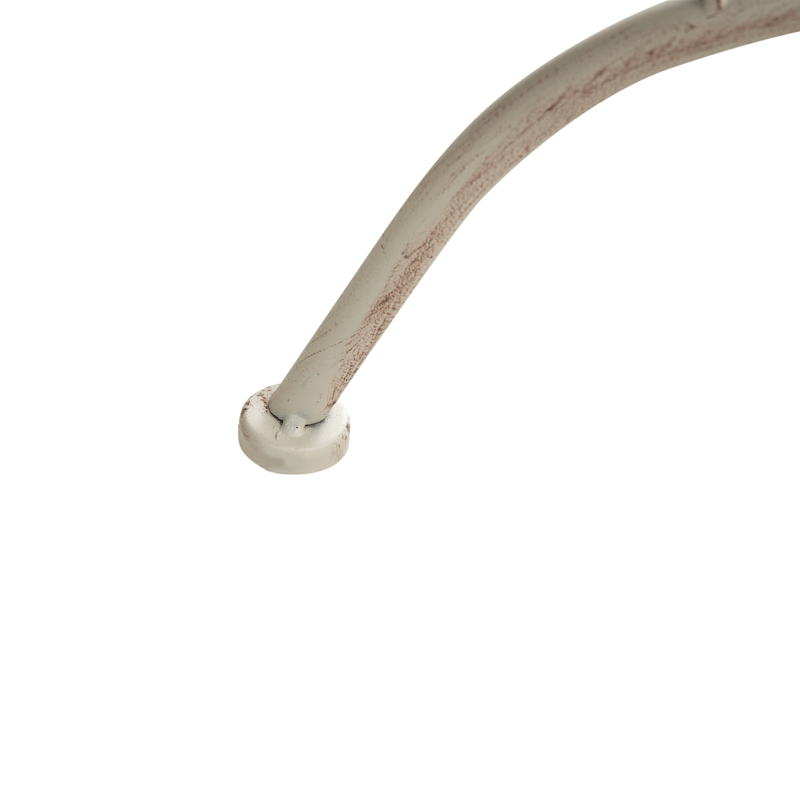 Bistrobord utendørs Coggia 80 cm Jern - Beige - Hagemøbler & utemiljø - Balkong & terrasse - Balkongmøbler - Balkongbord