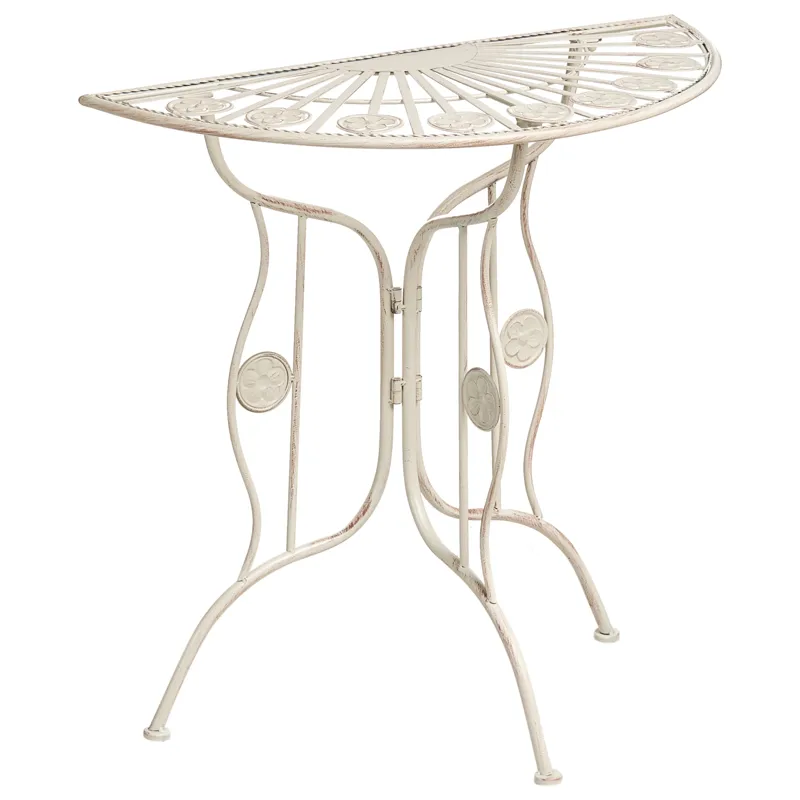 Bistrobord utendørs Coggia 80 cm Jern, Beige