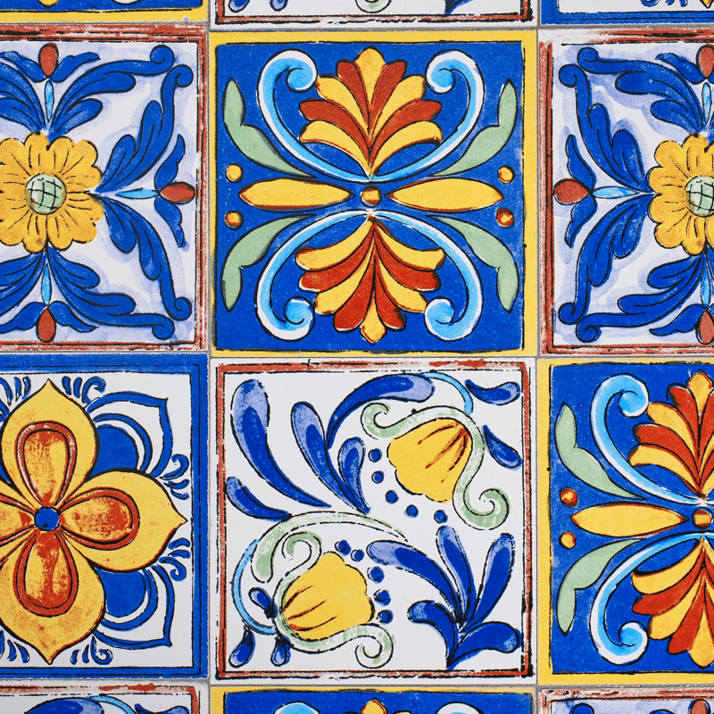 Bistrobord utendørs Coriano 60 cm Jern - Svart/Blå - Hagemøbler & utemiljø - Balkong & terrasse - Balkongmøbler - Balkongbord