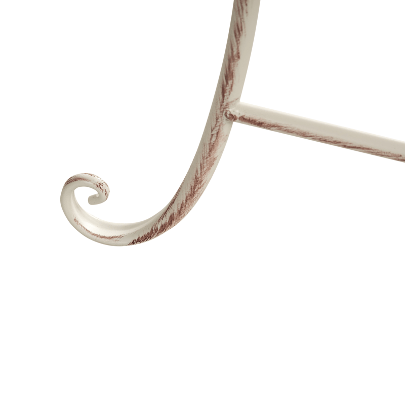 Bistrobord utendørs Folelli 80 cm Jern - Beige - Hagemøbler & utemiljø - Balkong & terrasse - Balkongmøbler - Balkongbord