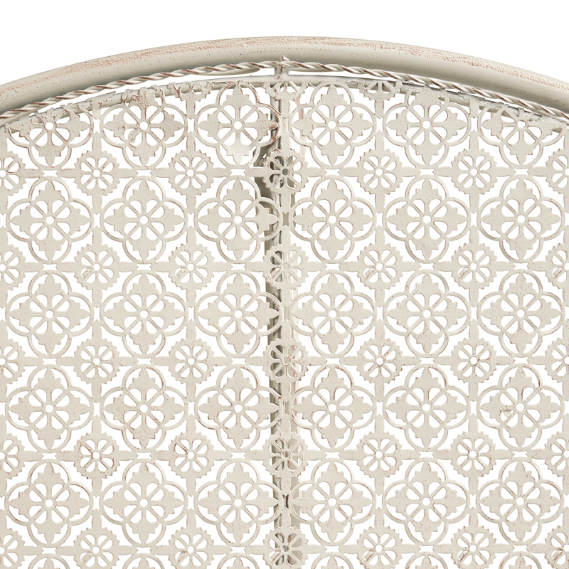 Bistrobord utendørs Folelli 80 cm Jern - Beige - Hagemøbler & utemiljø - Balkong & terrasse - Balkongmøbler - Balkongbord