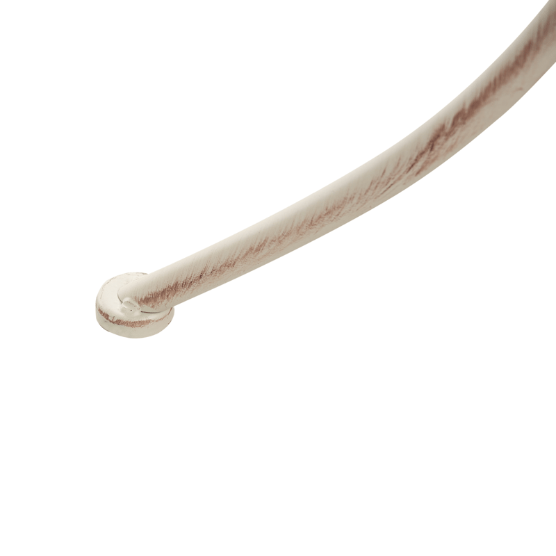 Bistrobord utendørs Juina 80 cm Jern - Beige - Hagemøbler & utemiljø - Balkong & terrasse - Balkongmøbler - Balkongbord