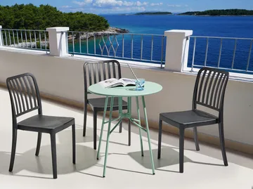 Bistrobord utendørs Taltal 64 cm - Grønn - Hagemøbler & utemiljø - Balkong & terrasse - Balkongmøbler - Balkongbord