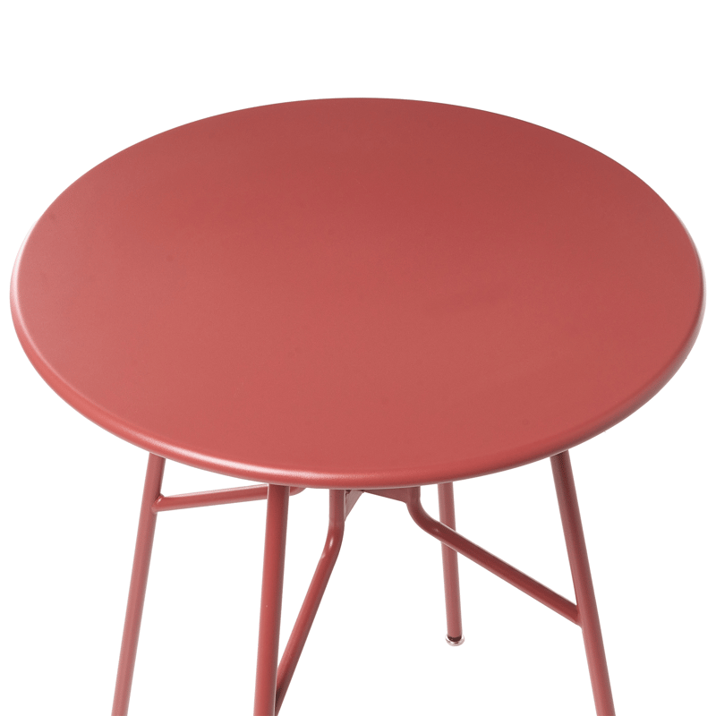 Bistrobord utendørs Taltal 64 cm - Rød - Hagemøbler & utemiljø - Balkong & terrasse - Balkongmøbler - Balkongbord
