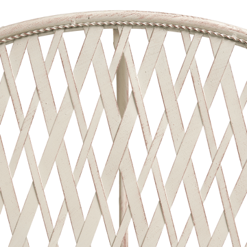 Bistrobord utendørs Yaviza 80 cm Jern - Beige - Hagemøbler & utemiljø - Balkong & terrasse - Balkongmøbler - Balkongbord