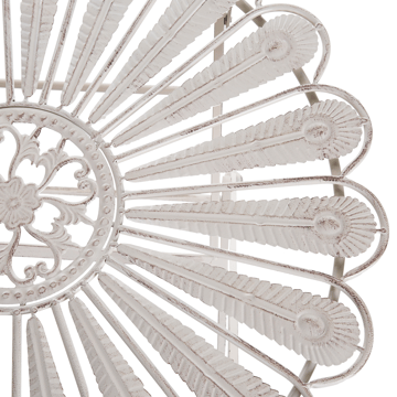 Bistrobord utendørs Pavia 71 cm Jern - Hvit - Hagemøbler & utemiljø - Balkong & terrasse - Balkongmøbler - Balkongbord