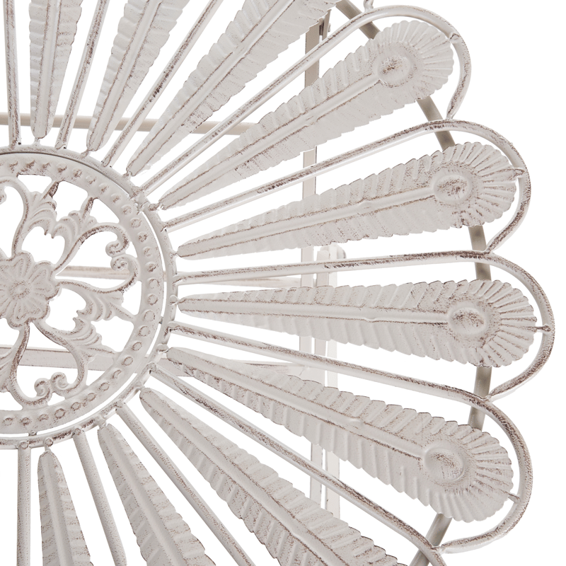 Bistrobord utendørs Pavia 71 cm Jern - Hvit - Hagemøbler & utemiljø - Balkong & terrasse - Balkongmøbler - Balkongbord