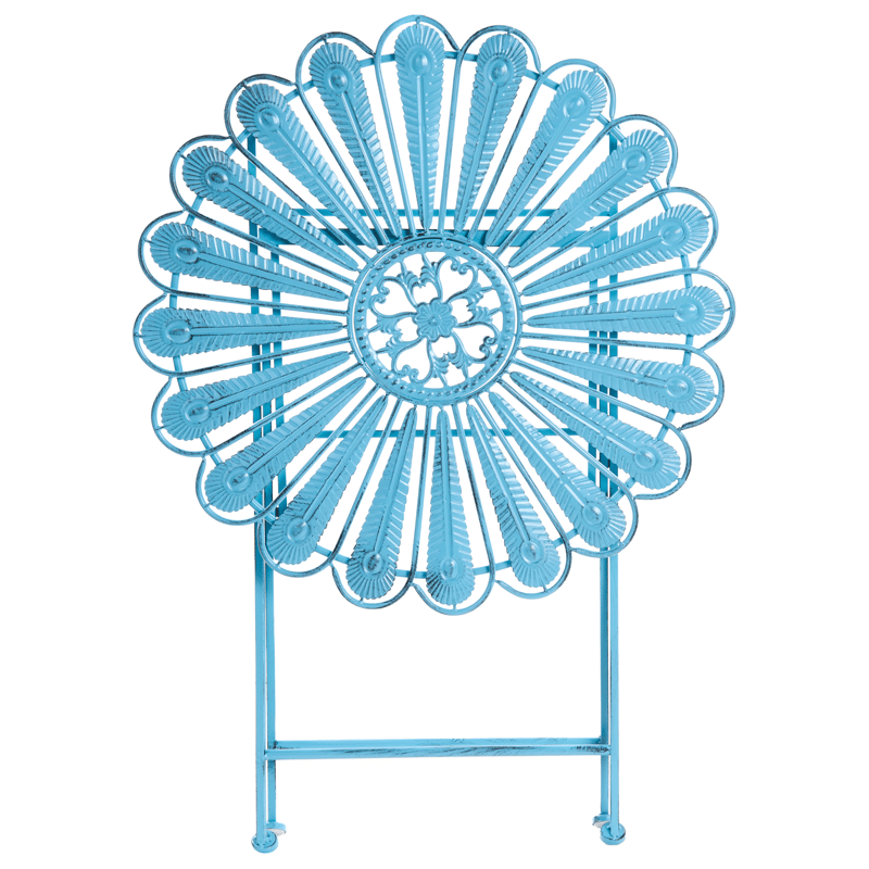 Bistrobord utendørs Pavia 71 cm Jern - Blå - Hagemøbler & utemiljø - Balkong & terrasse - Balkongmøbler - Balkongbord