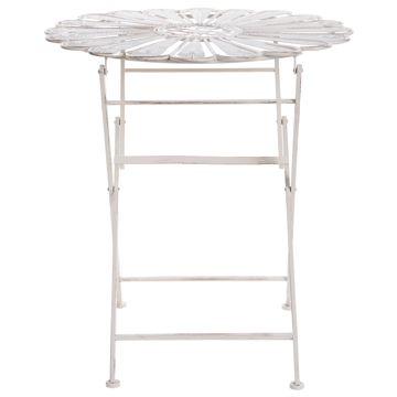 Bistrobord utendørs Pavia 71 cm Jern - Hvit - Hagemøbler & utemiljø - Balkong & terrasse - Balkongmøbler - Balkongbord