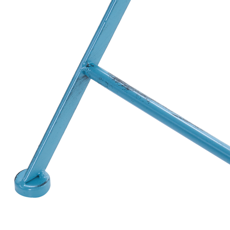 Bistrobord utendørs Pavia 71 cm Jern - Blå - Hagemøbler & utemiljø - Balkong & terrasse - Balkongmøbler - Balkongbord