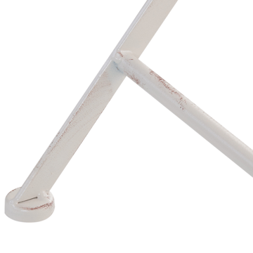 Bistrobord utendørs Pavia 71 cm Jern - Hvit - Hagemøbler & utemiljø - Balkong & terrasse - Balkongmøbler - Balkongbord