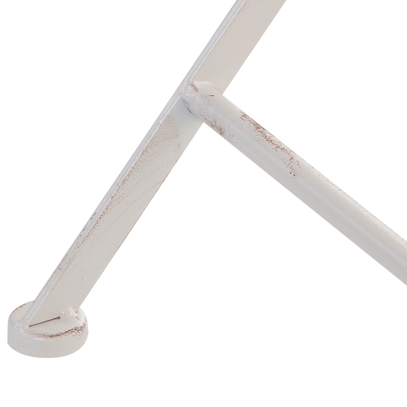 Bistrobord utendørs Pavia 71 cm Jern - Hvit - Hagemøbler & utemiljø - Balkong & terrasse - Balkongmøbler - Balkongbord