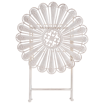 Bistrobord utendørs Pavia 71 cm Jern - Hvit - Hagemøbler & utemiljø - Balkong & terrasse - Balkongmøbler - Balkongbord