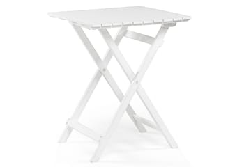 Cafèbord Hillerstorp Åre Hvit 58 x 58 cm - Hagemøbler & utemiljø - Balkong & terrasse - Balkongmøbler - Balkongbord