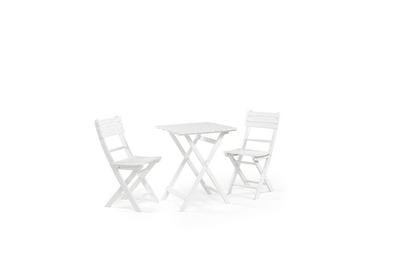 Cafèbord Hillerstorp Åre Hvit 58 x 58 cm - Hagemøbler & utemiljø - Balkong & terrasse - Balkongmøbler - Balkongbord