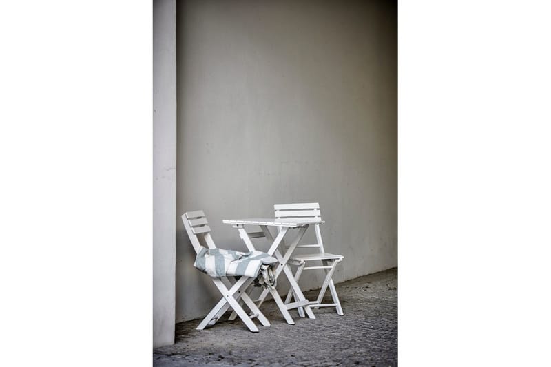 Cafèbord Hillerstorp Åre Hvit 58 x 58 cm - Hagemøbler & utemiljø - Balkong & terrasse - Balkongmøbler - Balkongbord