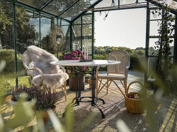 Caféstol Hillerstorp Silja - Grå - Hagemøbler & utemiljø - Balkong & terrasse - Balkongmøbler - Balkongstoler