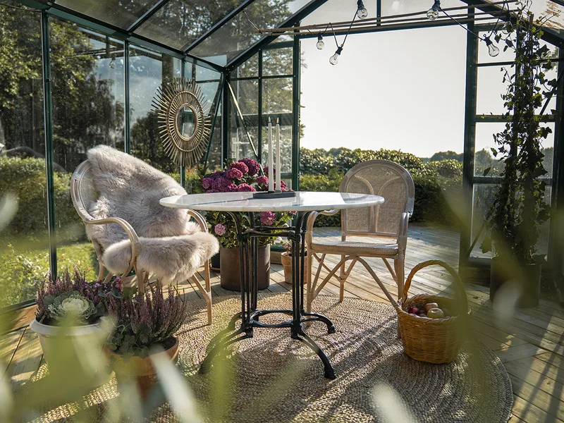 Caféstol Hillerstorp Silja - Grå - Hagemøbler & utemiljø - Balkong & terrasse - Balkongmøbler - Balkongstoler