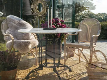 Caféstol Hillerstorp Silja - Grå - Hagemøbler & utemiljø - Balkong & terrasse - Balkongmøbler - Balkongstoler