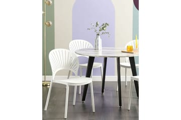 Casarano Spisestol Utendørs - Hvit - Hagemøbler & utemiljø - Balkong & terrasse - Balkongmøbler - Balkongstoler