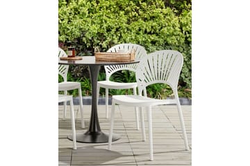 Casarano Spisestol Utendørs - Hvit - Hagemøbler & utemiljø - Balkong & terrasse - Balkongmøbler - Balkongstoler