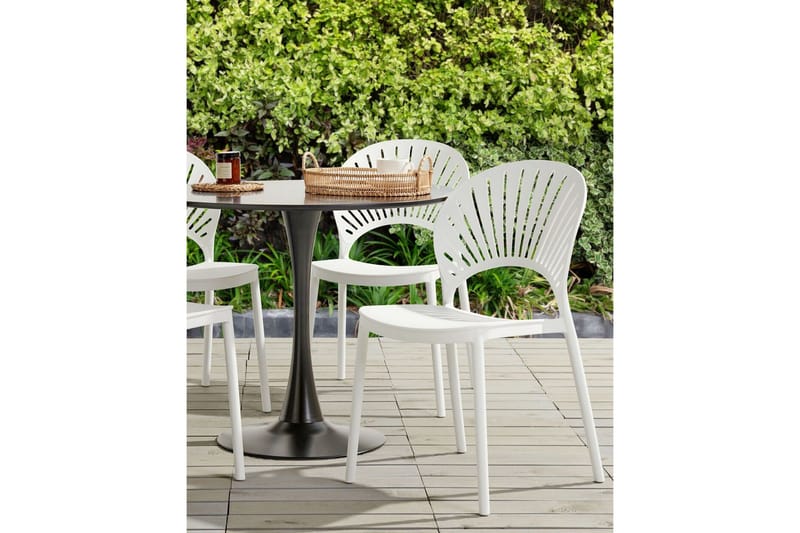 Casarano Spisestol Utendørs - Hvit - Hagemøbler & utemiljø - Balkong & terrasse - Balkongmøbler - Balkongstoler