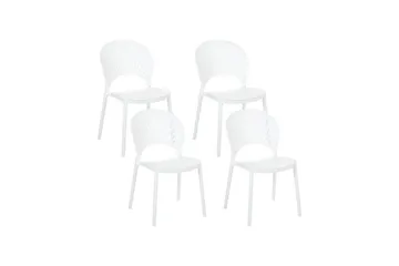 Casarano Spisestol Utendørs - Hvit - Hagemøbler & utemiljø - Balkong & terrasse - Balkongmøbler - Balkongstoler