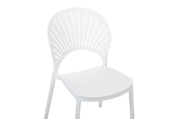 Casarano Spisestol Utendørs - Hvit - Hagemøbler & utemiljø - Balkong & terrasse - Balkongmøbler - Balkongstoler