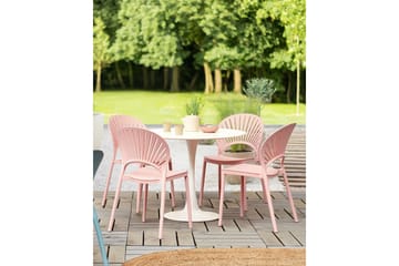 Casarano Spisestol Utendørs - Rosa - Hagemøbler & utemiljø - Balkong & terrasse - Balkongmøbler - Balkongstoler