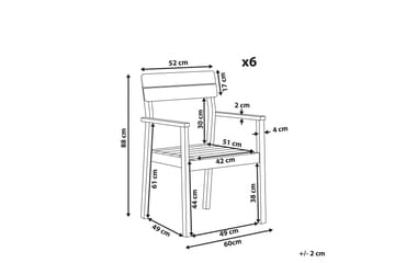 Cellino Lenestol - Lysebrun - Hagemøbler & utemiljø - Balkong & terrasse - Balkongmøbler - Balkongstoler
